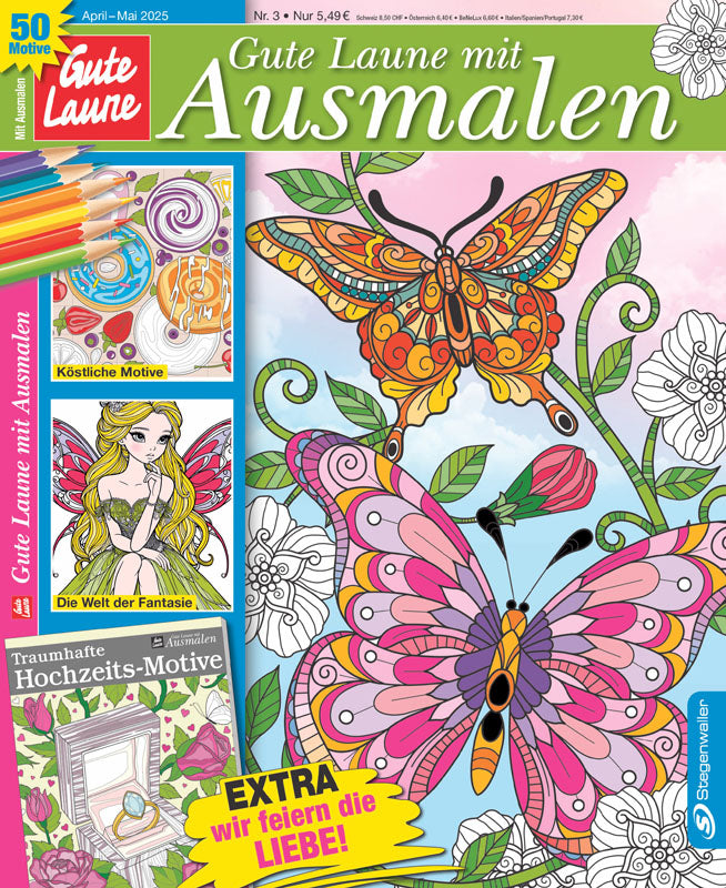 Gute Laune mit Ausmalen 3/25