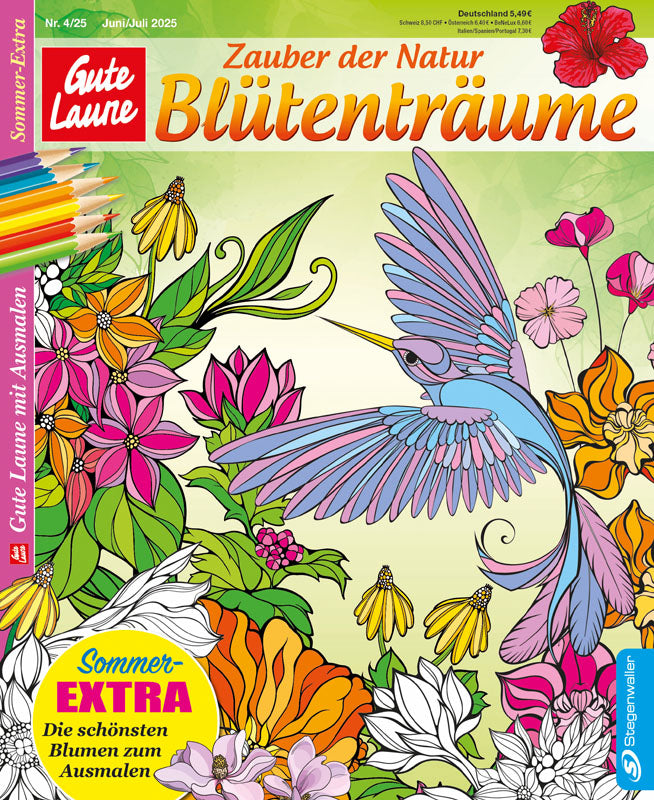 Gute Laune mit Ausmalen 4/25