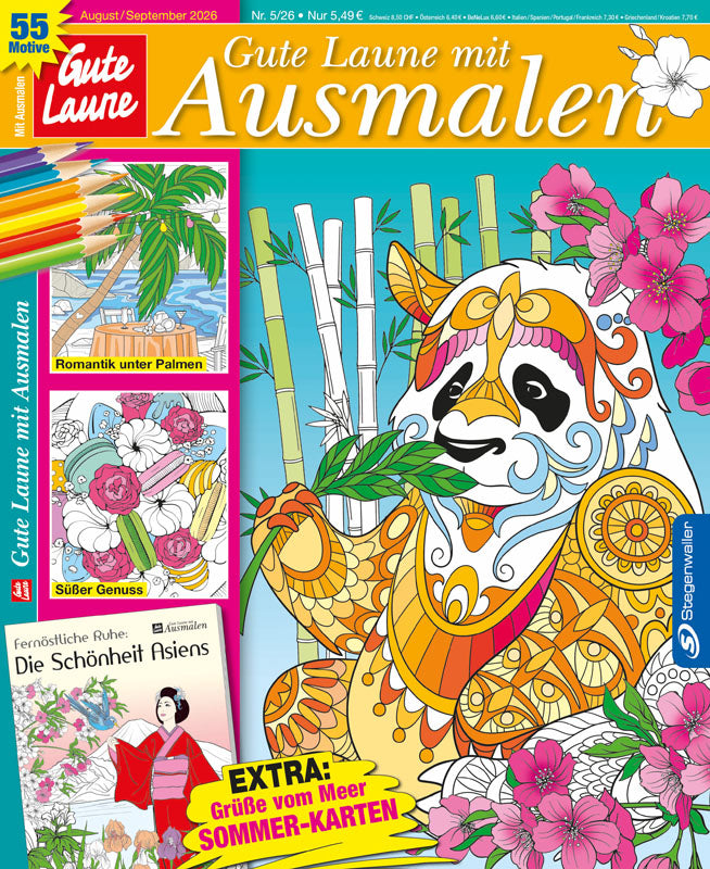 Gute Laune mit Ausmalen 5/26