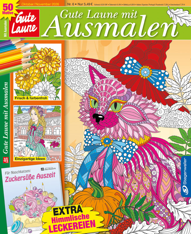 Gute Laune mit Ausmalen 6/26