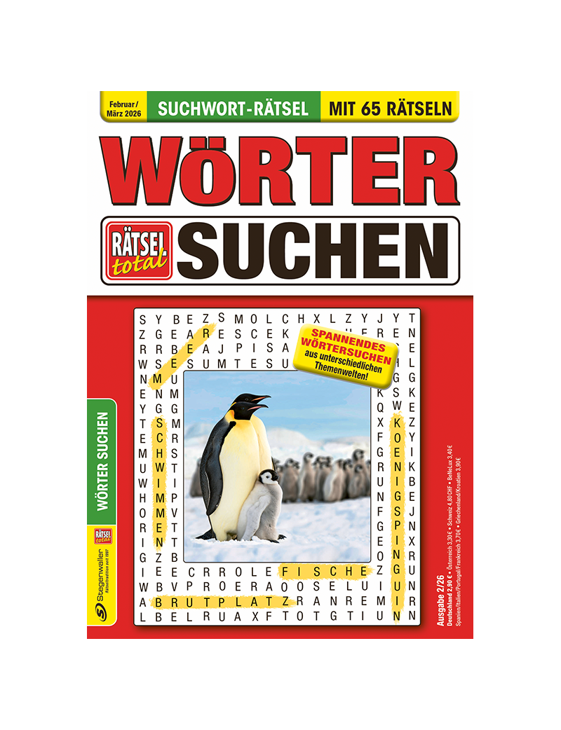 Rätsel total Wörter Suchen 2/26
