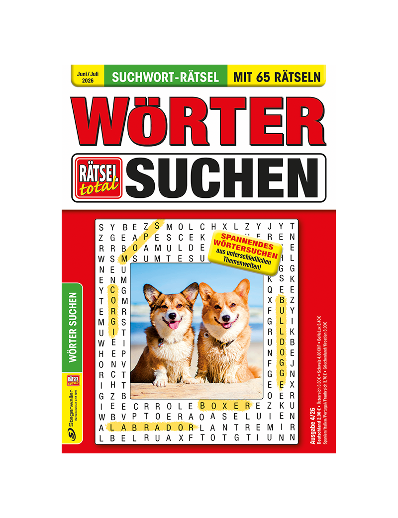 Rätsel total Wörter Suchen 4/26