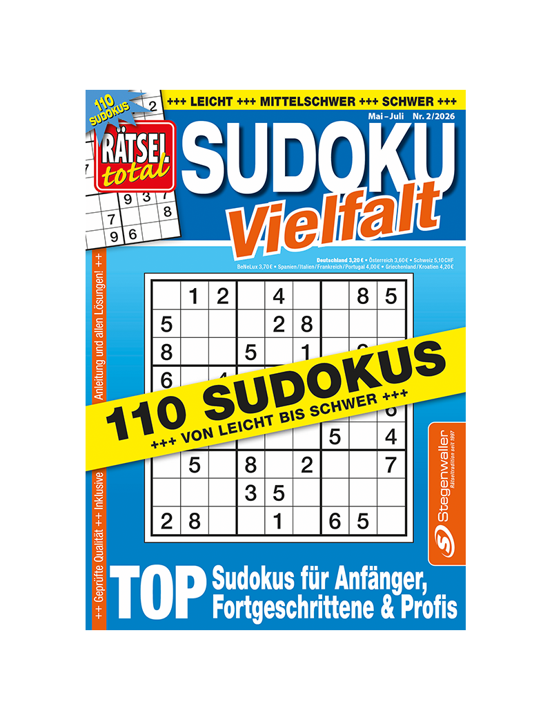 Rätsel total Sudoku Vielfalt 2/26