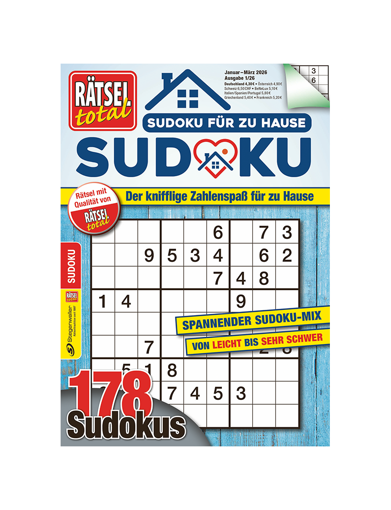 Rätsel total Sudoku für zu Hause 1/26