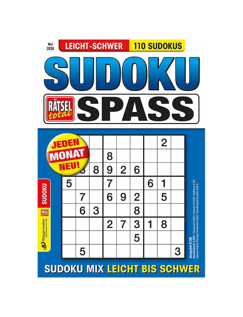 Rätsel total Sudoku Spass 5/26