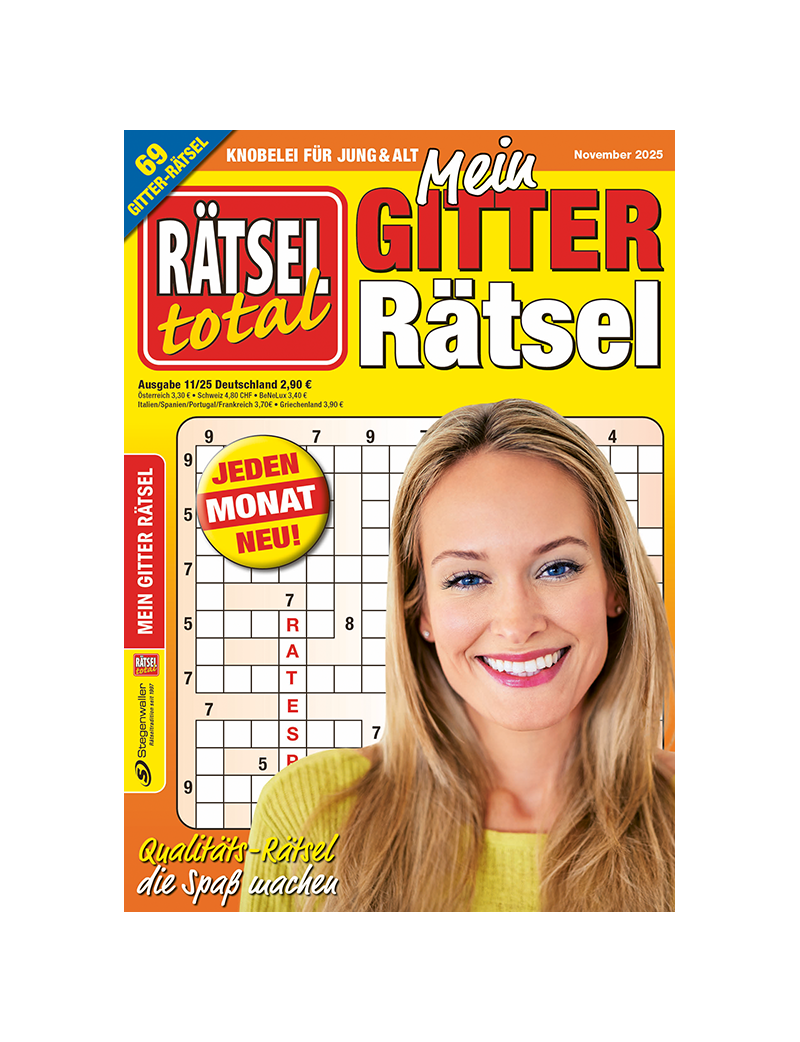 Rätsel total Mein Gitter-Rätsel 11/25