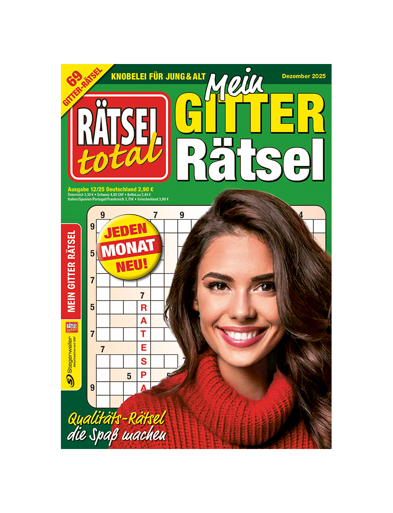 Rätsel total Mein Gitter-Rätsel 12/25