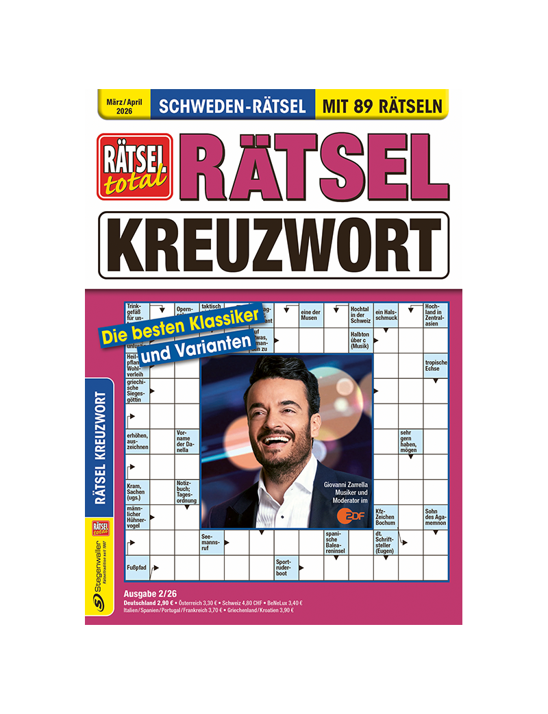 Rätsel total Rätsel Kreuzwort 2/26