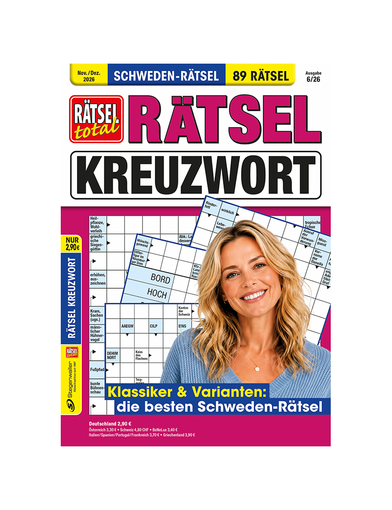 Rätsel total Rätsel Kreuzwort 6/26