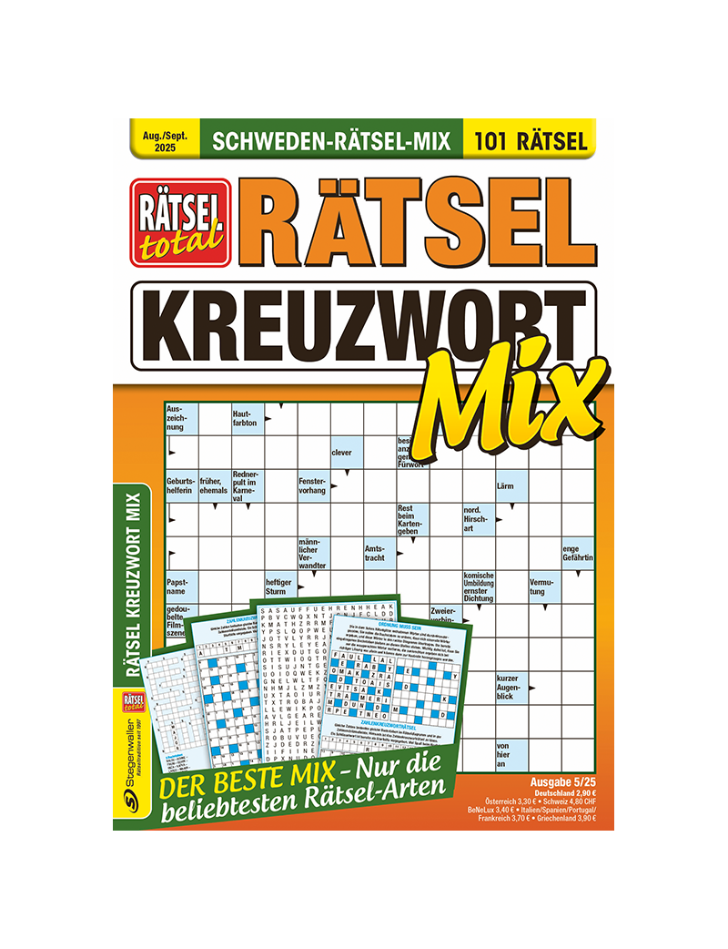 Rätsel total Rätsel Kreuzwort Mix 5/25