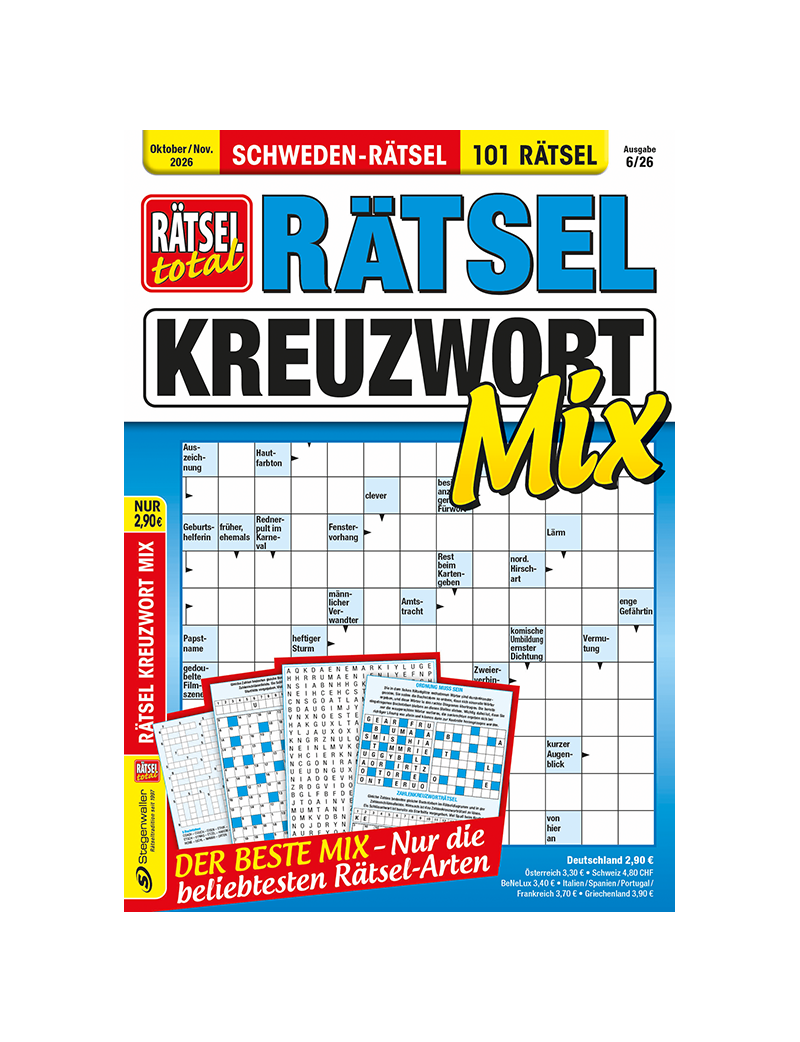 RT Rätsel Kreuzwort Mix 6/26