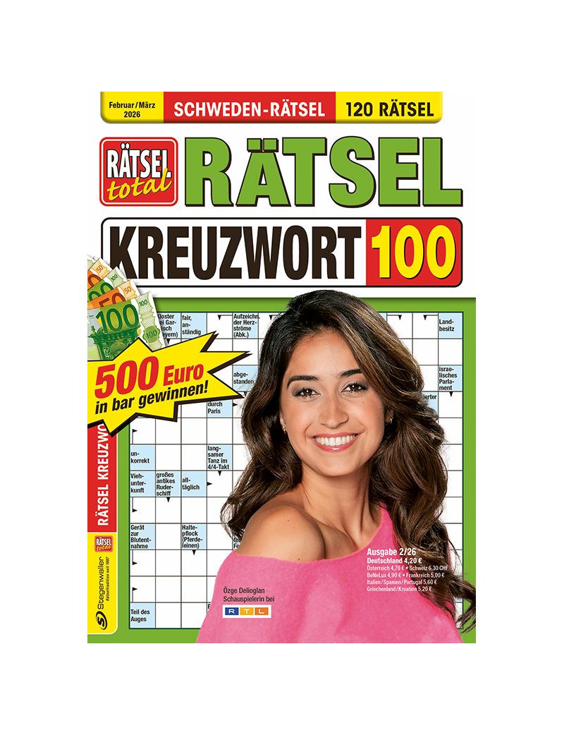 Rätsel total Rätsel Kreuzwort 100 2/26