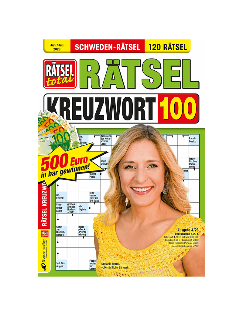 Rätsel total Rätsel Kreuzwort 100 4/26
