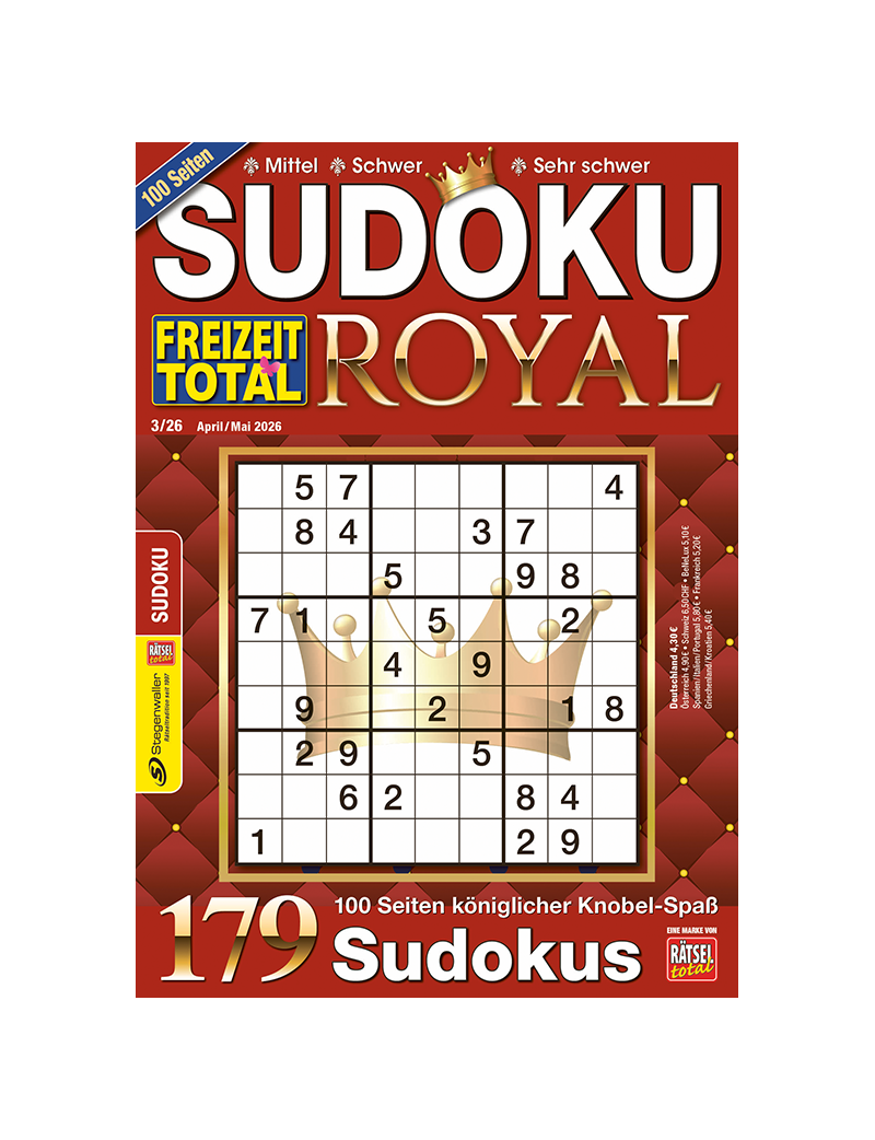 Freizeit total Sudoku Royal 3/26