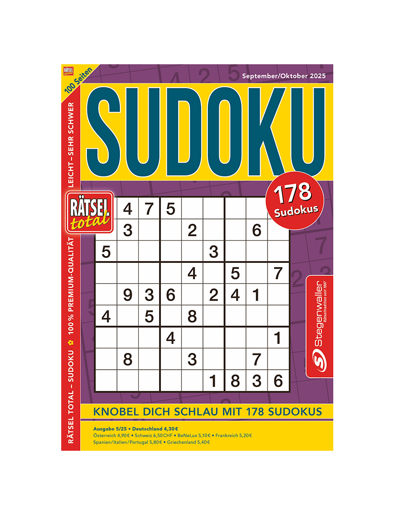 Rätsel total Sudoku 5/25