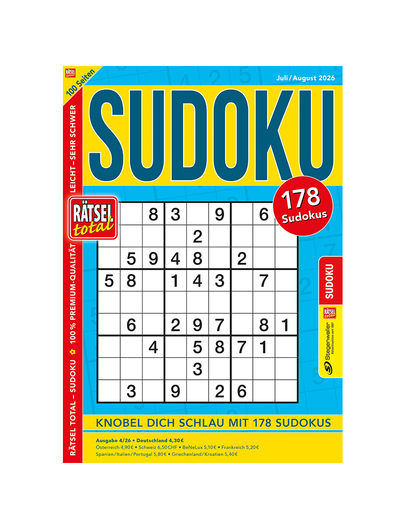 Rätsel total Sudoku 4/26