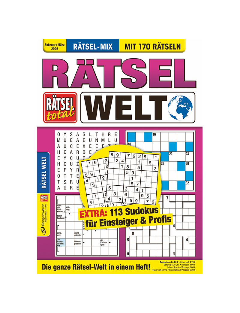 Rätsel total Rätsel Welt 2/26