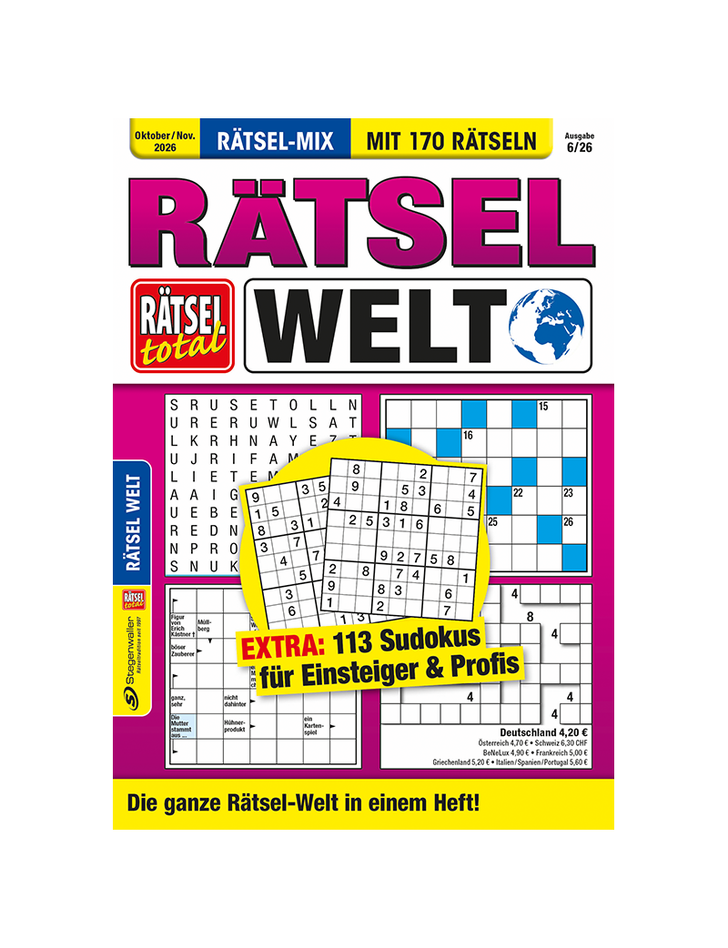 Rätsel total Rätsel Welt 6/26