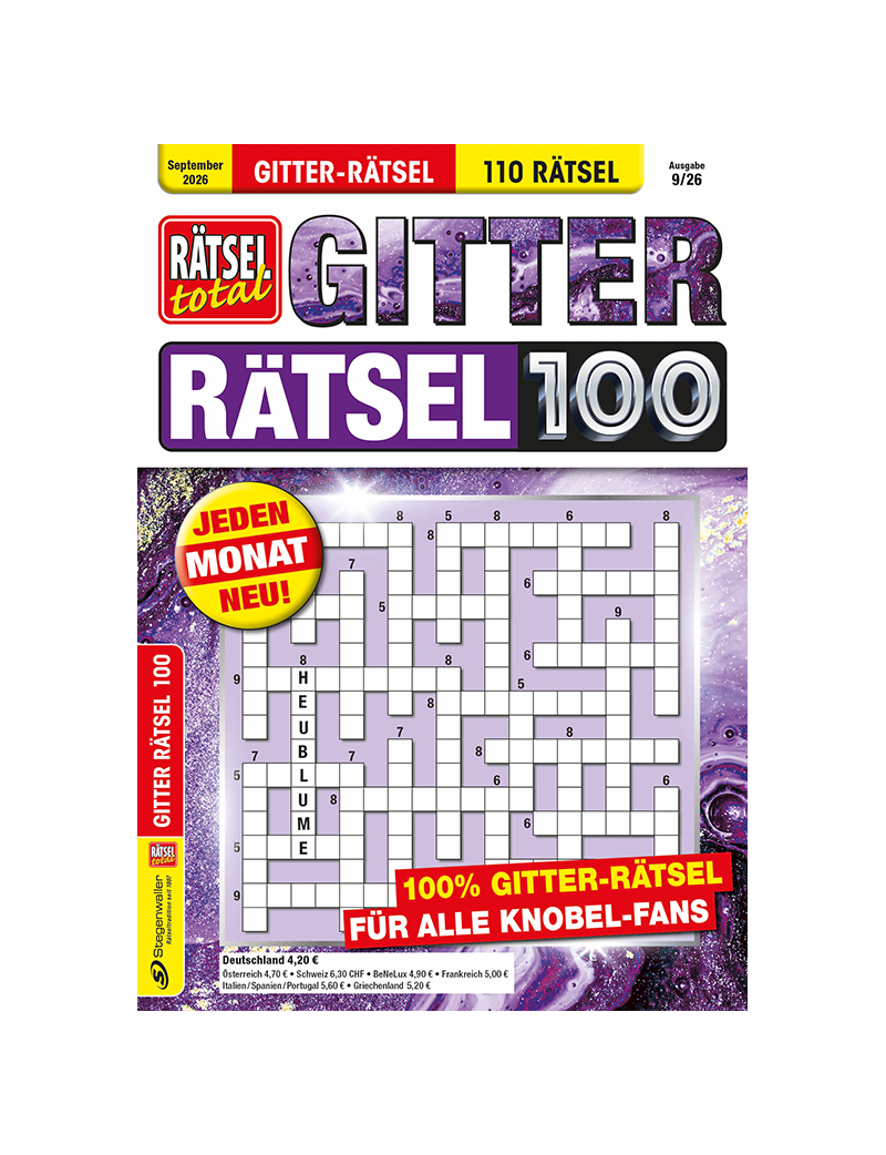 Rätsel total Gitterrätsel 100 9/26