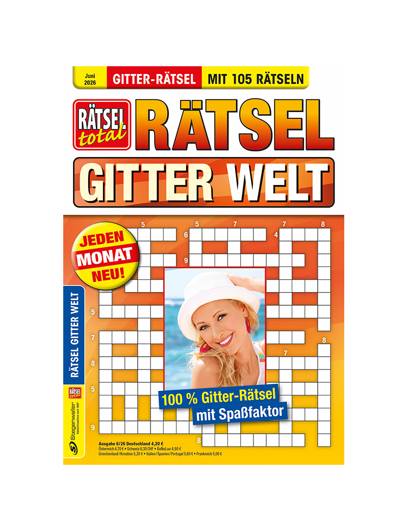 Rätsel total Rätsel Gitter Welt 6/26