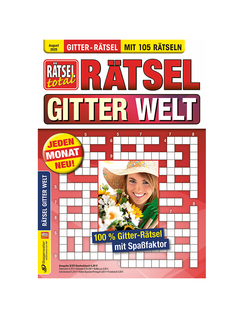Rätsel total Rätsel Gitter Welt 8/25