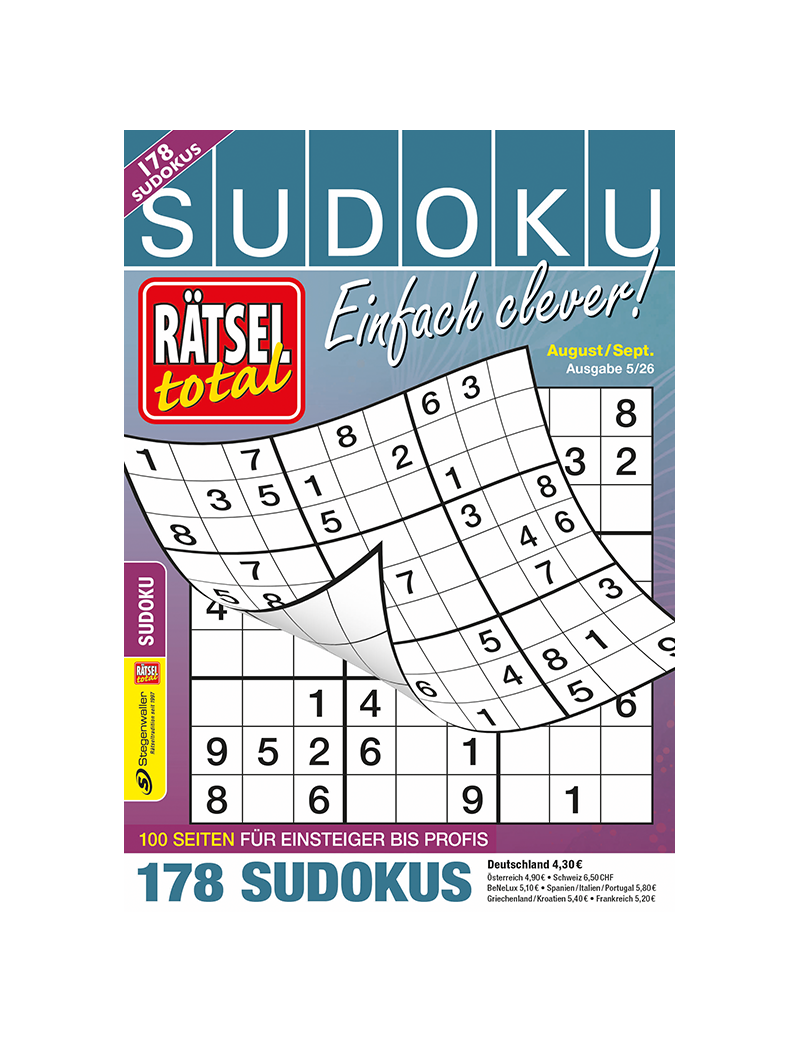 Rätsel total Sudoku Einfach clever! 5/26