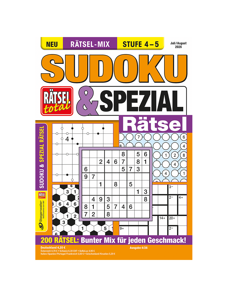 Rätsel total Sudoku & Spezial Rätsel 4/26