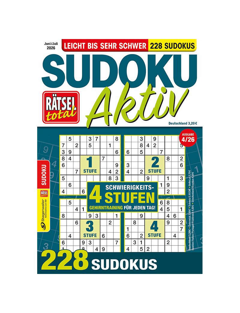 Rätsel total Sudoku Aktiv 4/26