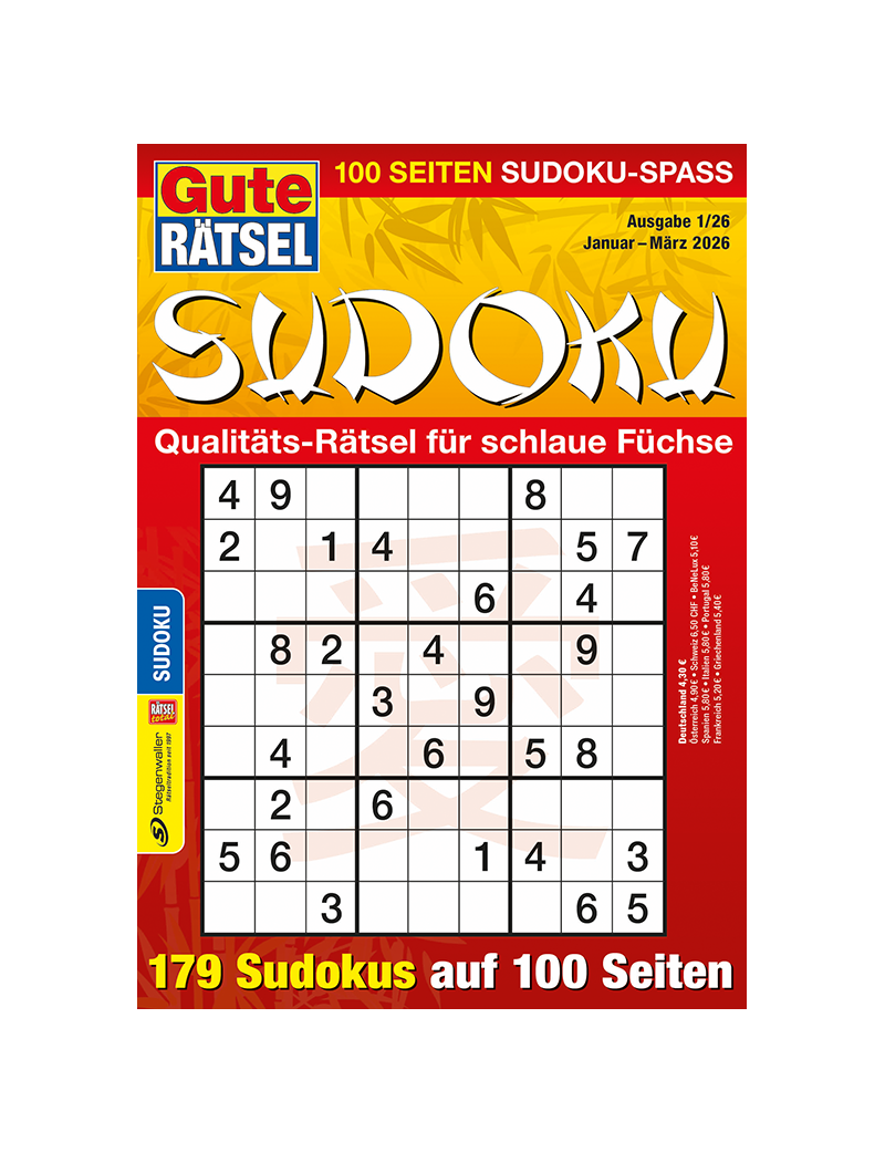 Gute Rätsel Sudoku 1/26