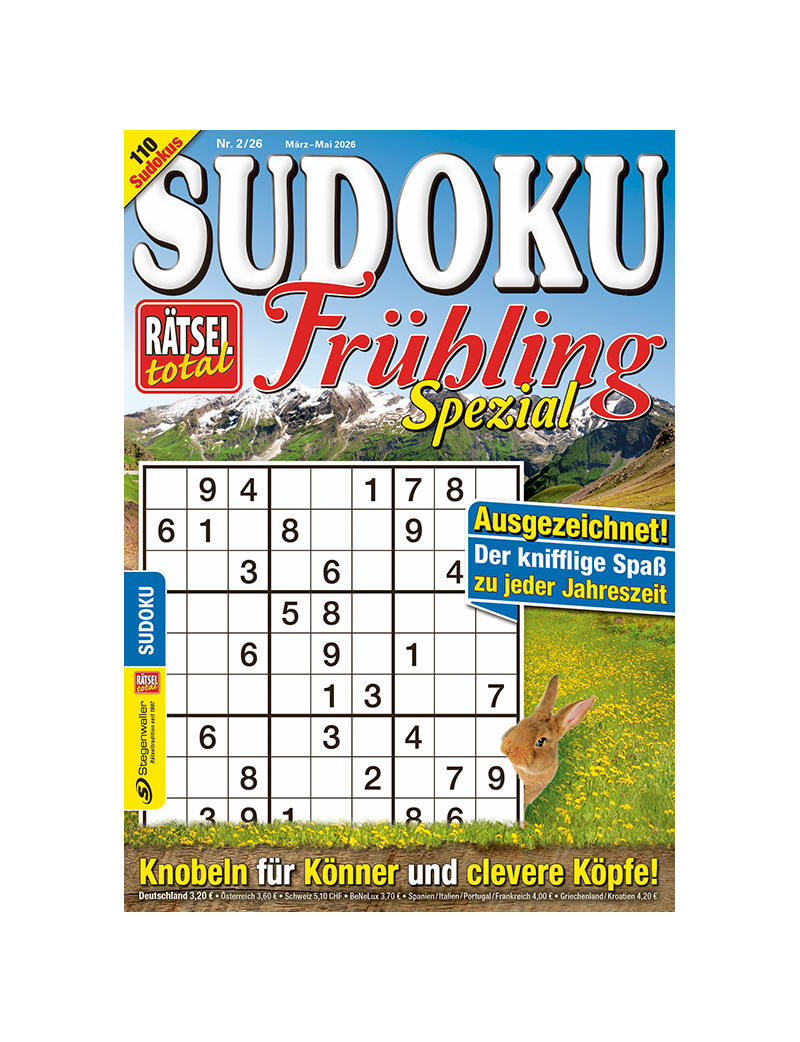 Rätsel total Sudoku spezial Frühling 2/26