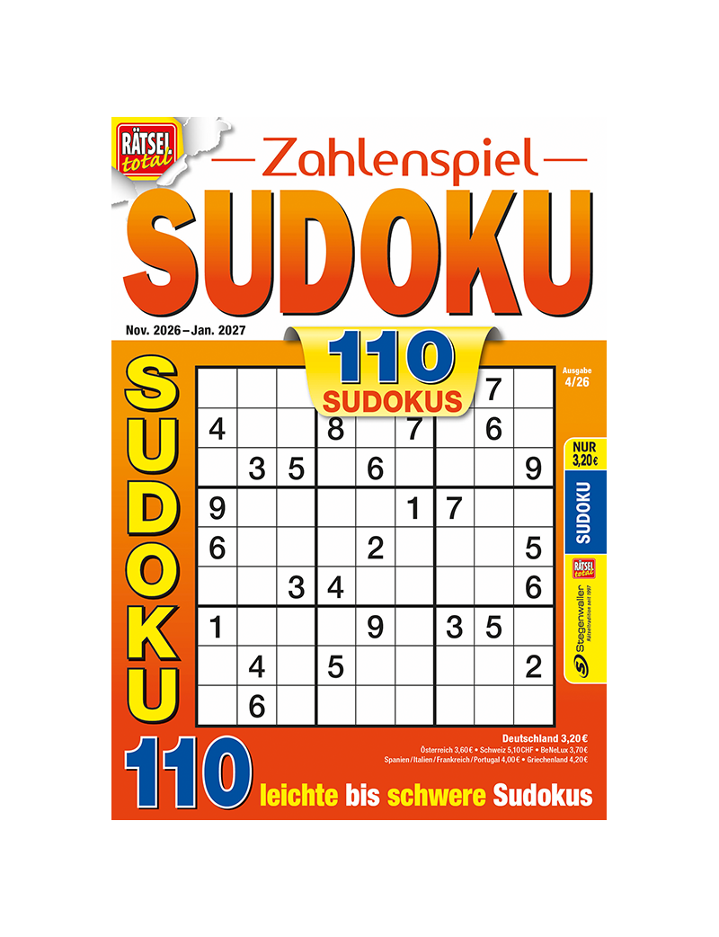 Rätsel total Zahlenspiel Sudoku 4/26