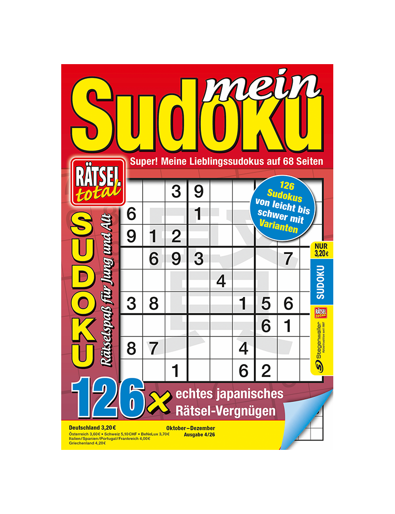 Rätsel total Mein Sudoku 4/26