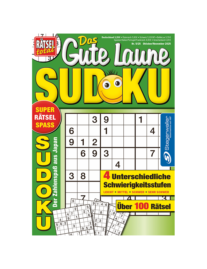 Rätsel total Das Gute Laune Sudoku 5/25
