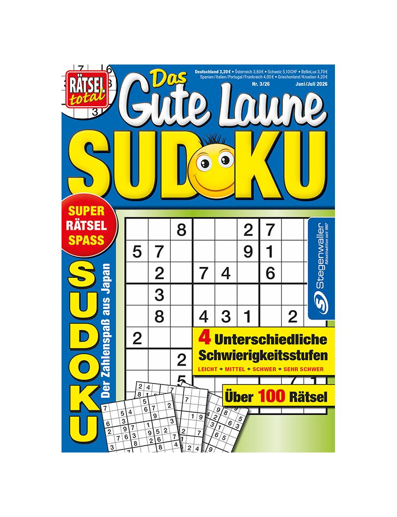 Rätsel total Das Gute Laune Sudoku 3/26