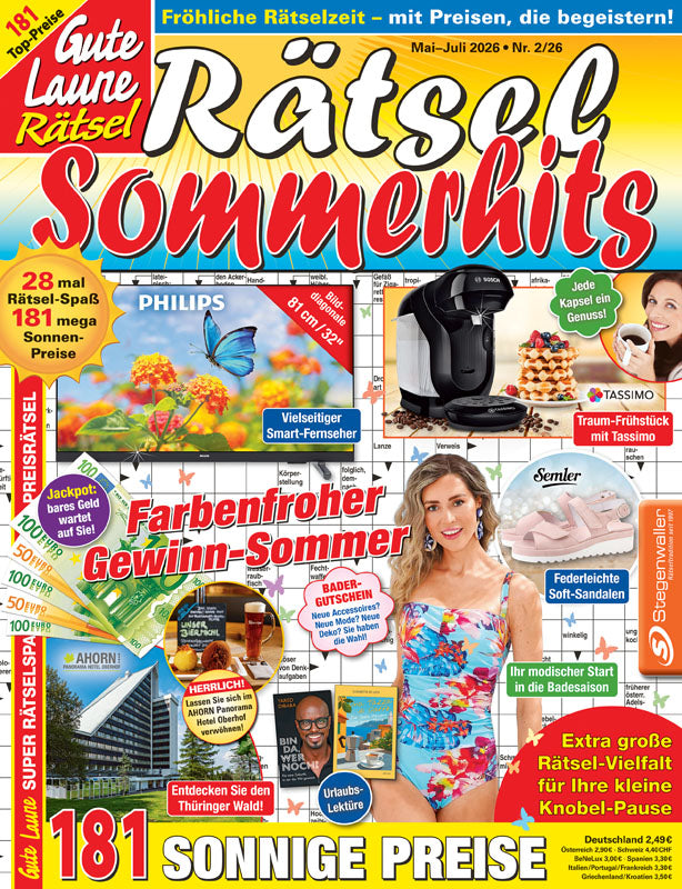 Gute Laune Rätsel Rätsel Sommerhits 2/26