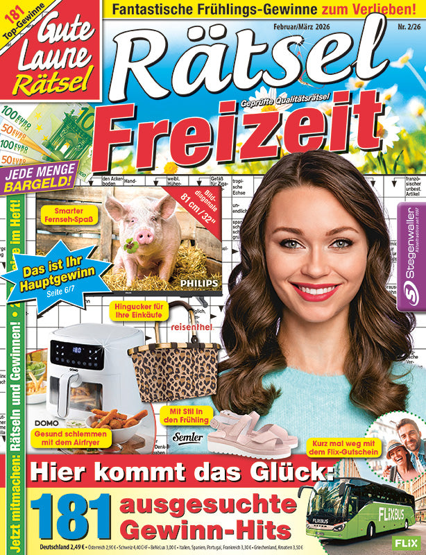 Gute Laune Rätsel Rätsel Freizeit 2/26