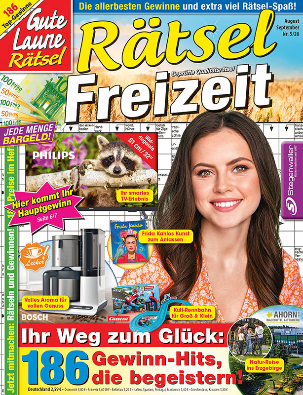 August-Preisrätsel zum Spar-Preis 8/26