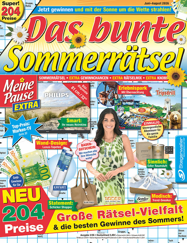 Meine Pause Extra Das bunte Sommerrätsel 3/26