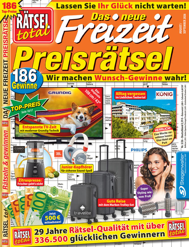 September-Preisrätsel zum Spar-Preis 9/26