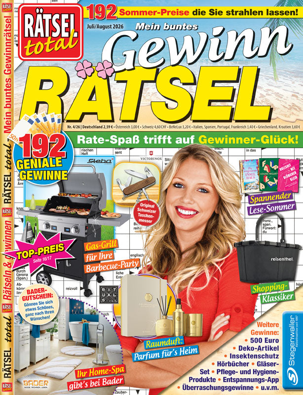 Rätsel total Mein buntes Gewinn-Rätsel 4/26