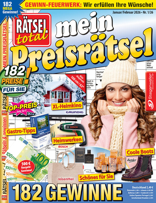 Januar-Preisrätsel zum Spar-Preis 1/26