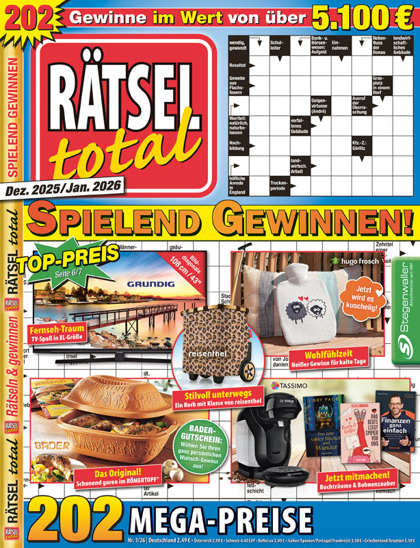 Rätsel total Spielend Gewinnen 1/26