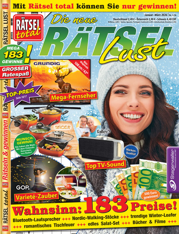 Rätsel total Die neue Rätsellust 1/26