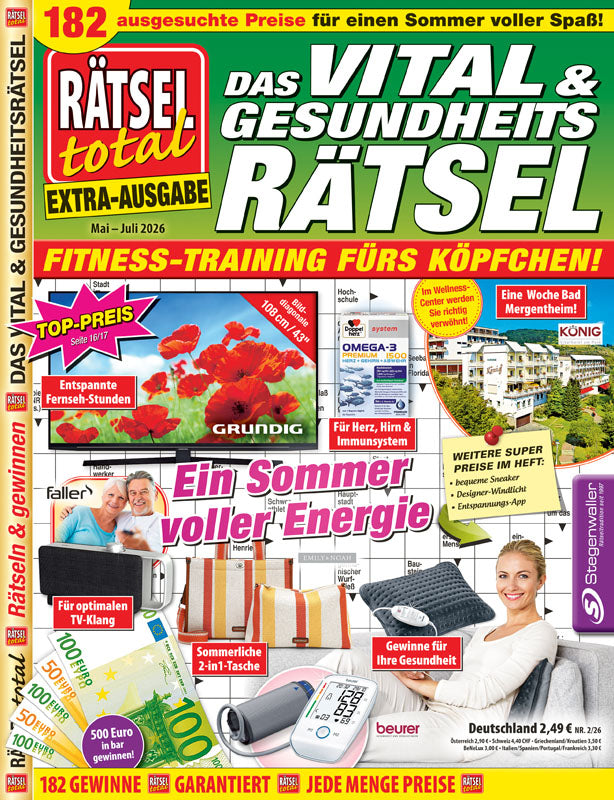 Rätsel total Das Vital und Gesundheitsrätsel 2/26