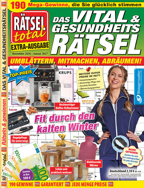Rätsel total Das Vital & Gesundheits-Rätsel