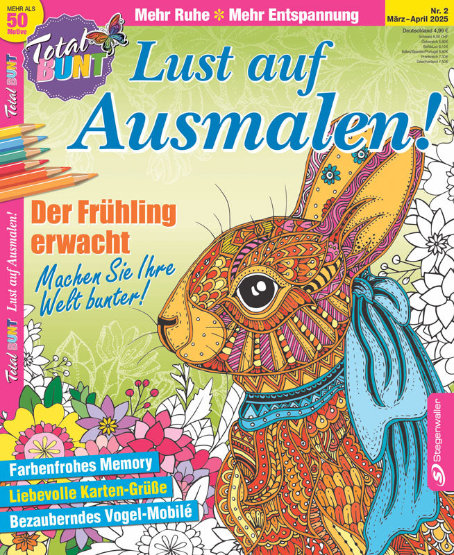 Total Bunt Lust auf Ausmalen 2/25