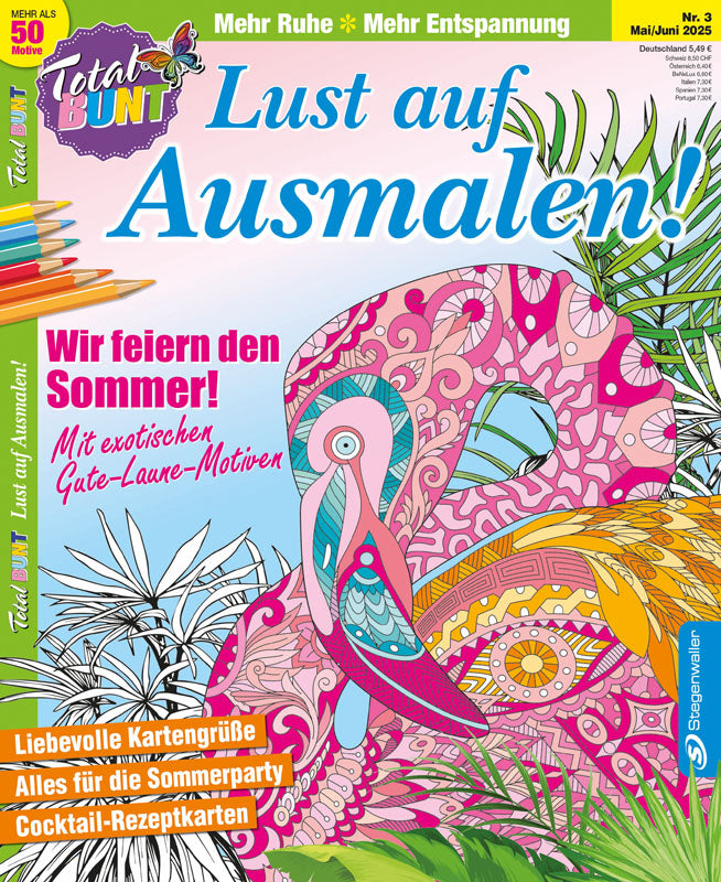 Total Bunt Lust auf Ausmalen 3/25