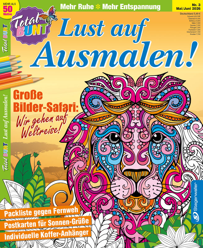 Total Bunt Lust auf Ausmalen 3/26