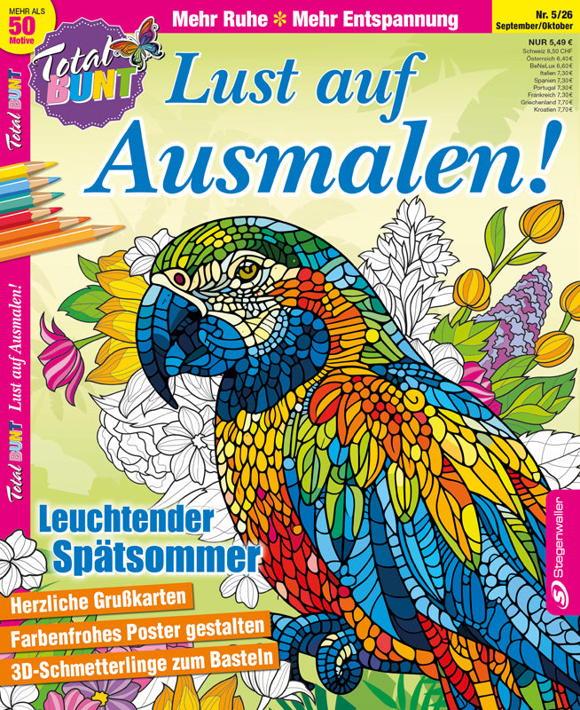 Total Bunt Lust auf Ausmalen 5/26