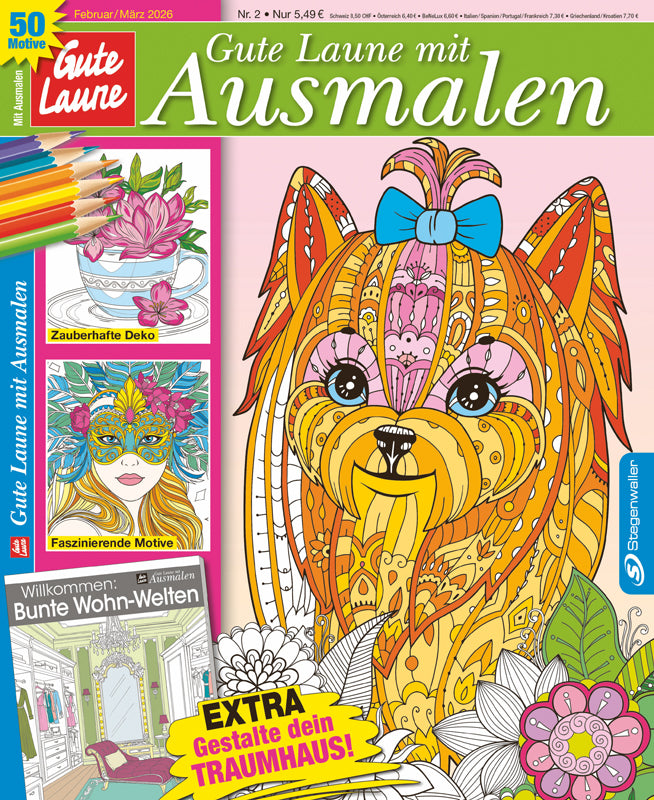 Gute Laune mit Ausmalen 2/26